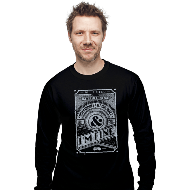 Shirts Long Sleeve Shirts, Unisex / Small / Black Tasty Waves