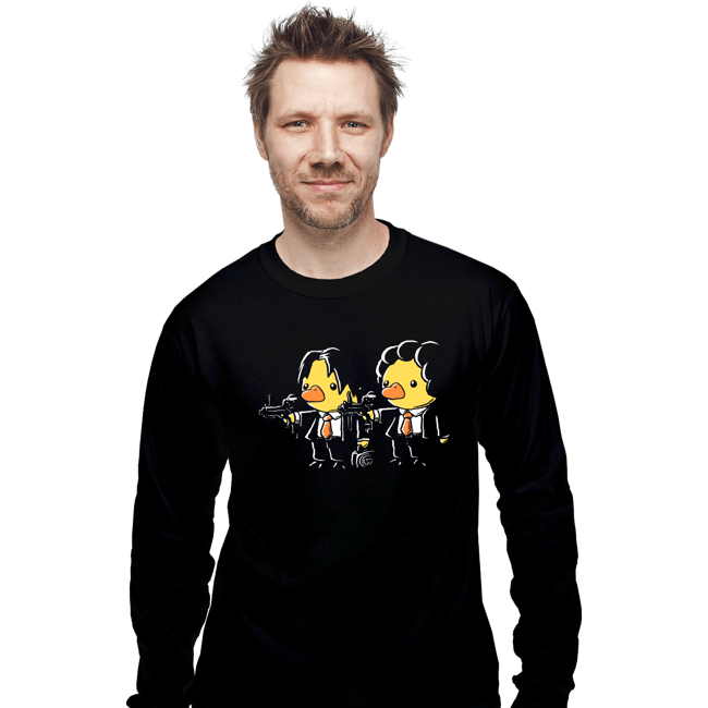 Secret_Shirts Long Sleeve Shirts, Unisex / Small / Black Duck Fiction