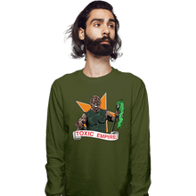 Load image into Gallery viewer, Secret_Shirts Long Sleeve Shirts, Unisex / Small / Military Green Toxic Empire
