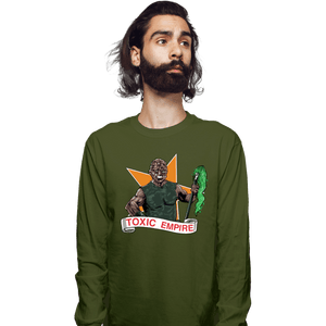 Secret_Shirts Long Sleeve Shirts, Unisex / Small / Military Green Toxic Empire