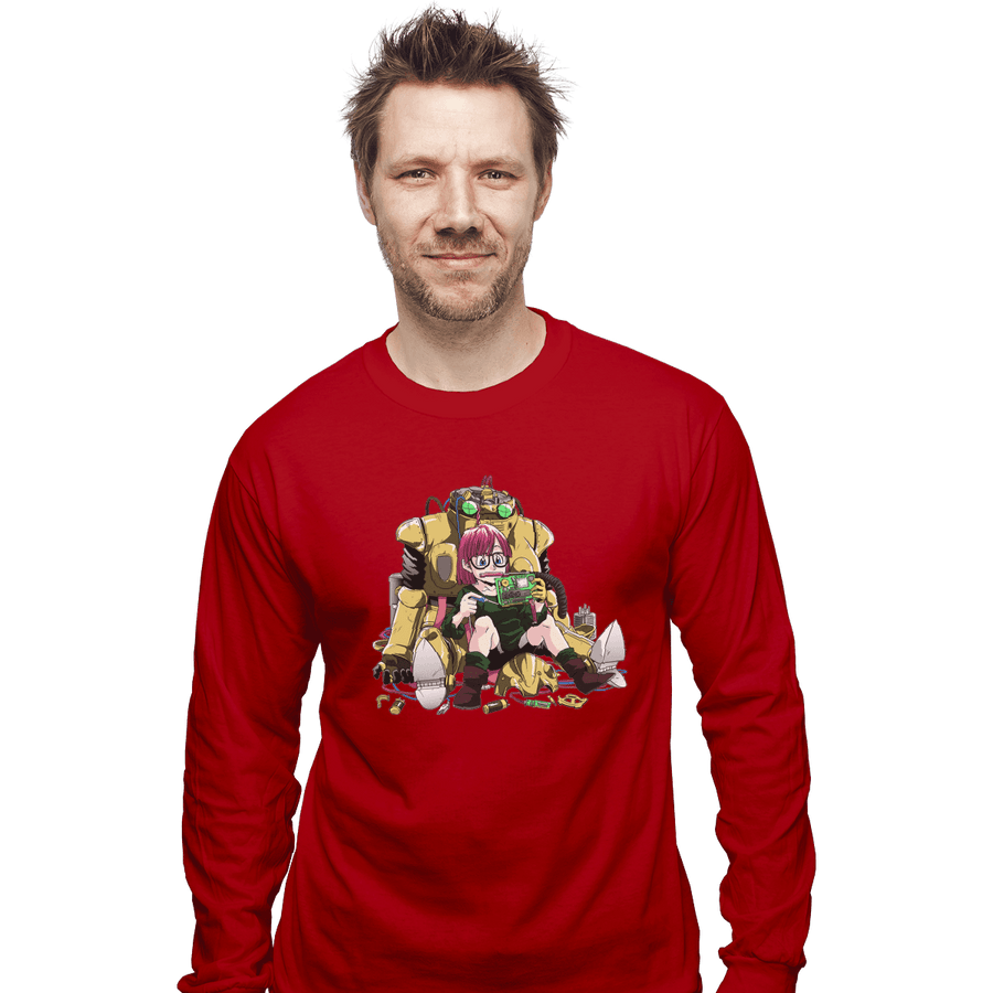 Shirts Long Sleeve Shirts, Unisex / Small / Red Upgrade