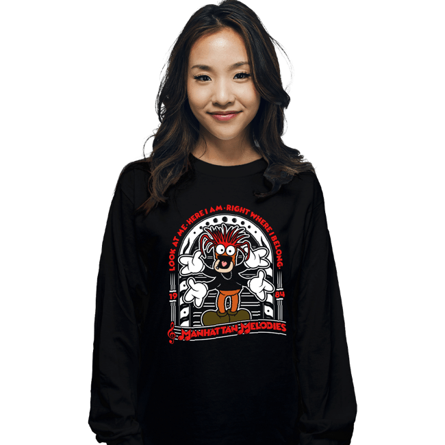 Shirts Long Sleeve Shirts, Unisex / Small / Black Pepe Melodies