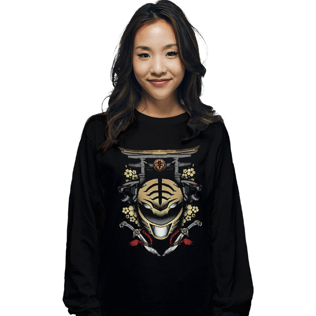 Shirts Long Sleeve Shirts, Unisex / Small / Black White Ranger