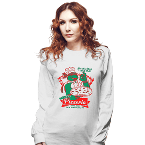 Secret_Shirts Long Sleeve Shirts, Unisex / Small / White Mikey's Pizzeria