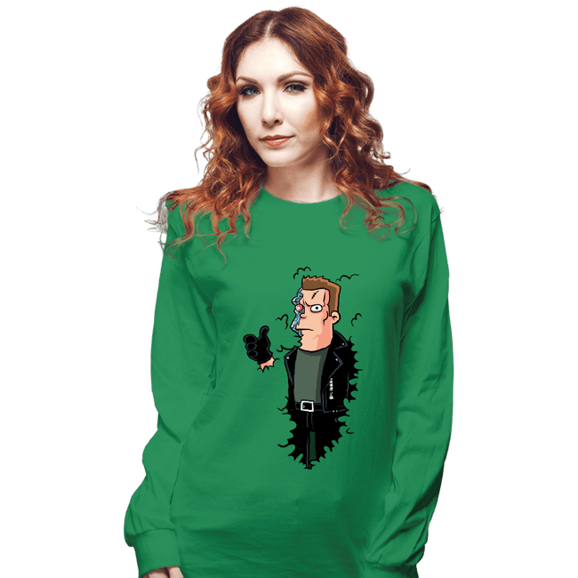 Secret_Shirts Long Sleeve Shirts, Unisex / Small / Irish Green I'll Be Back!