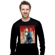 Load image into Gallery viewer, Shirts Long Sleeve Shirts, Unisex / Small / Black Michael Myers

