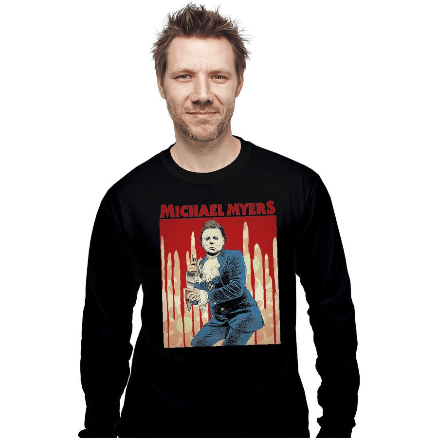 Shirts Long Sleeve Shirts, Unisex / Small / Black Michael Myers
