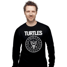 Load image into Gallery viewer, Shirts Long Sleeve Shirts, Unisex / Small / Black Turtles
