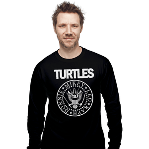 Shirts Long Sleeve Shirts, Unisex / Small / Black Turtles
