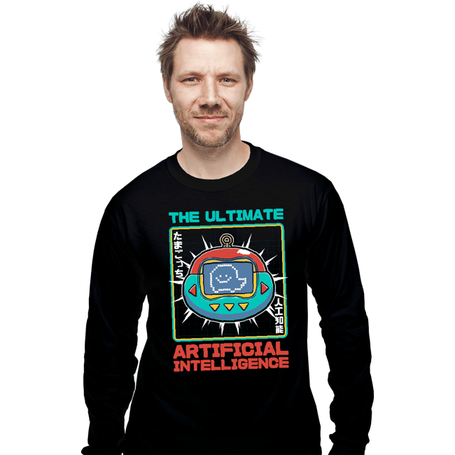 Daily_Deal_Shirts Long Sleeve Shirts, Unisex / Small / Black Vintage Virtual Pet