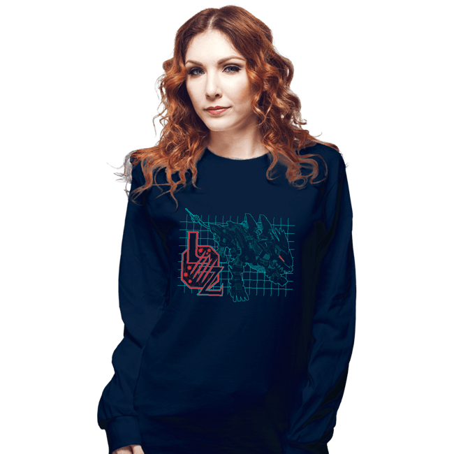Secret_Shirts Long Sleeve Shirts, Unisex / Small / Navy Liger