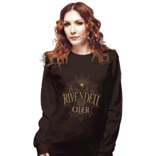 Load image into Gallery viewer, Shirts Long Sleeve Shirts, Unisex / Small / Dark Chocolate Rivendell Cider
