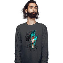 Load image into Gallery viewer, Daily_Deal_Shirts Long Sleeve Shirts, Unisex / Small / Charcoal Power 100 Full Cowl
