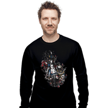Load image into Gallery viewer, Shirts Long Sleeve Shirts, Unisex / Small / Black Alice in Mad
