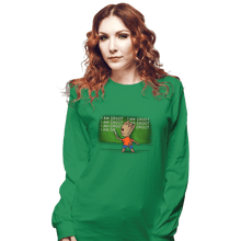 Load image into Gallery viewer, Shirts Long Sleeve Shirts, Unisex / Small / Irish Green Groot&#39;s Detention
