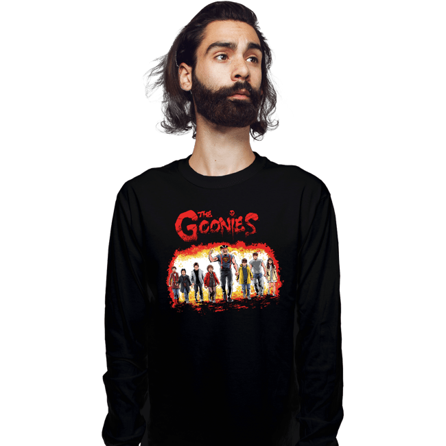 Secret_Shirts Long Sleeve Shirts, Unisex / Small / Black Goonies Warriors