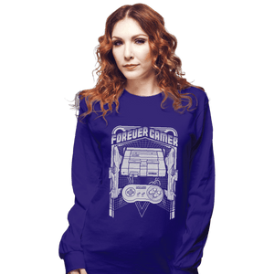 Shirts Long Sleeve Shirts, Unisex / Small / Violet Forever Gamer