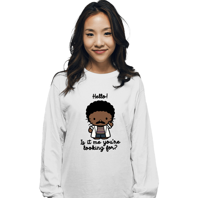 Secret_Shirts Long Sleeve Shirts, Unisex / Small / White Lionel Kitty