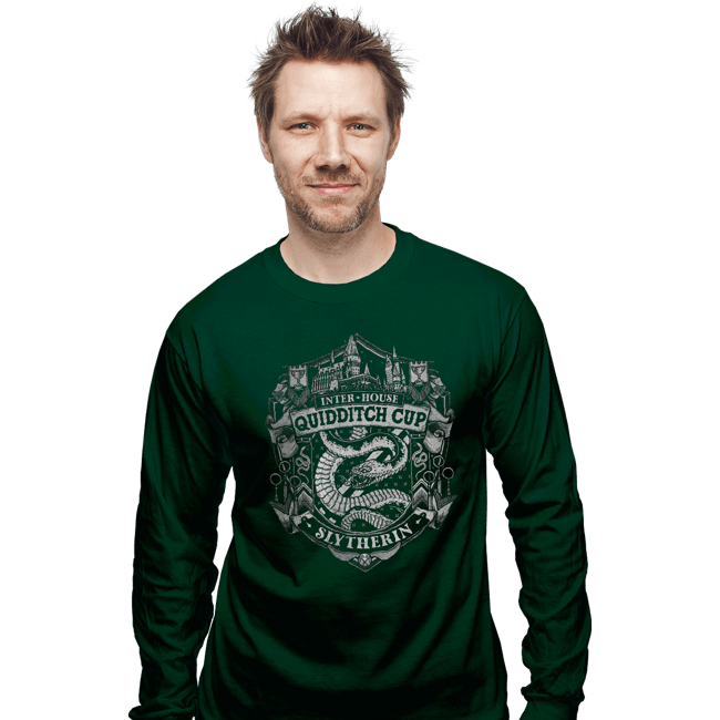 Sold_Out_Shirts Long Sleeve Shirts, Unisex / Small / Forest Team Slytherin