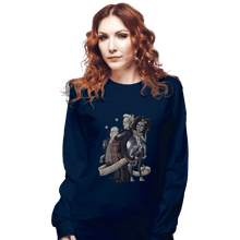 Load image into Gallery viewer, Shirts Long Sleeve Shirts, Unisex / Small / Navy Under My Watch
