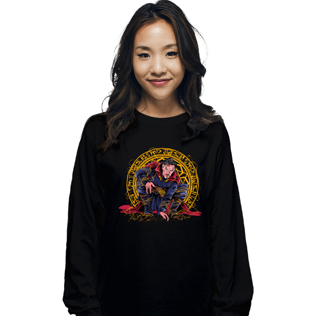 Secret_Shirts Long Sleeve Shirts, Unisex / Small / Black Strange Knight