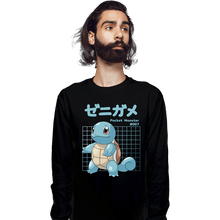 Load image into Gallery viewer, Sold_Out_Shirts Long Sleeve Shirts, Unisex / Small / Black Squirtle X-Ray
