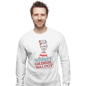 Shirts Long Sleeve Shirts, Unisex / Small / White Where's Grindelwaldo