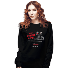 Load image into Gallery viewer, Shirts Long Sleeve Shirts, Unisex / Small / Black Laser Lips
