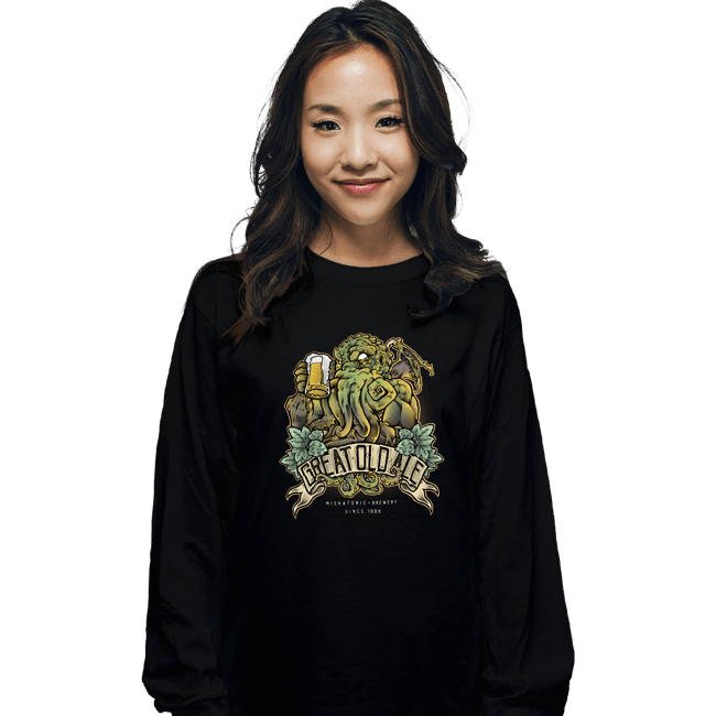 Secret_Shirts Long Sleeve Shirts, Unisex / Small / Black Miskatonic Brewery...