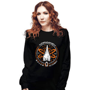 Secret_Shirts Long Sleeve Shirts, Unisex / Small / Black Normandy Space Academy