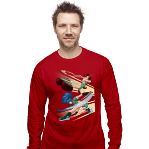 Secret_Shirts Long Sleeve Shirts, Unisex / Small / Red Army Girls