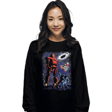 Load image into Gallery viewer, Shirts Long Sleeve Shirts, Unisex / Small / Black Killer Space Robot
