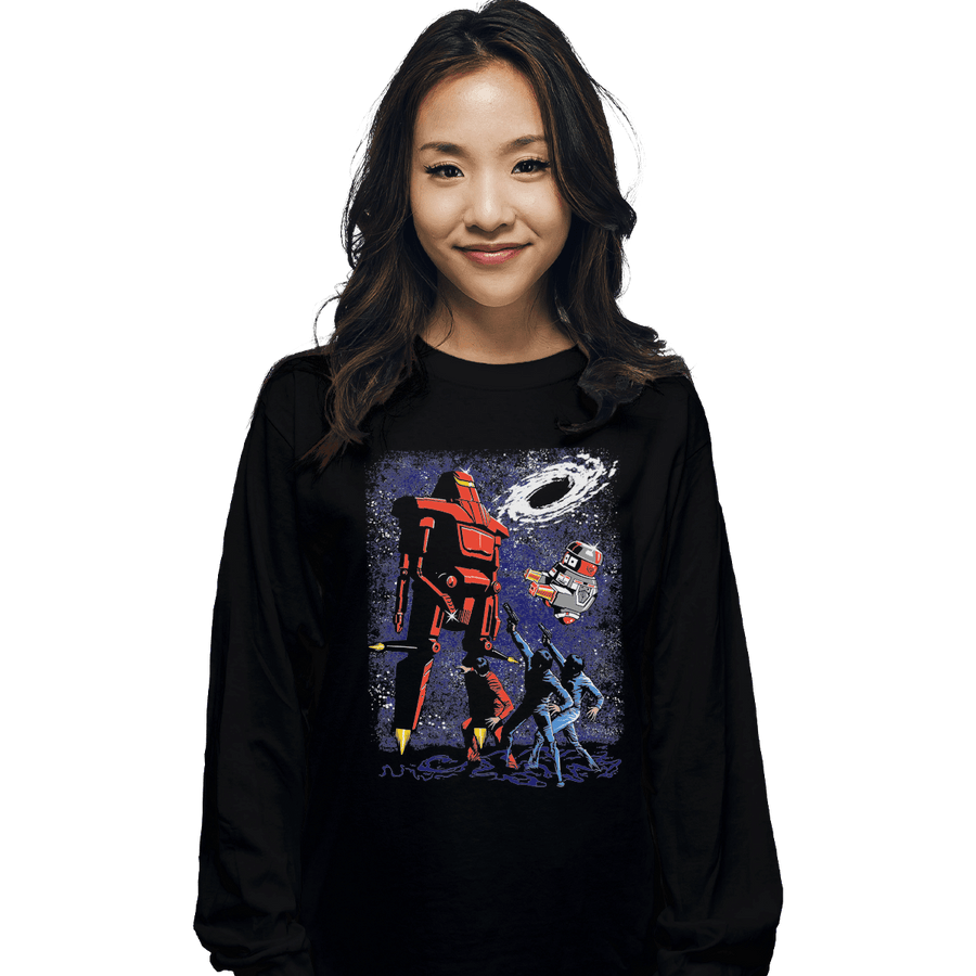 Shirts Long Sleeve Shirts, Unisex / Small / Black Killer Space Robot