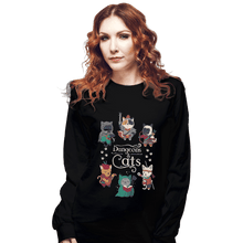 Load image into Gallery viewer, Shirts Long Sleeve Shirts, Unisex / Small / Black Dungeons &amp; Cats 2nd Edition
