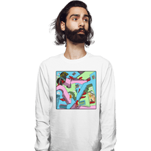 Load image into Gallery viewer, Secret_Shirts Long Sleeve Shirts, Unisex / Small / White Squid Relativity Staircase

