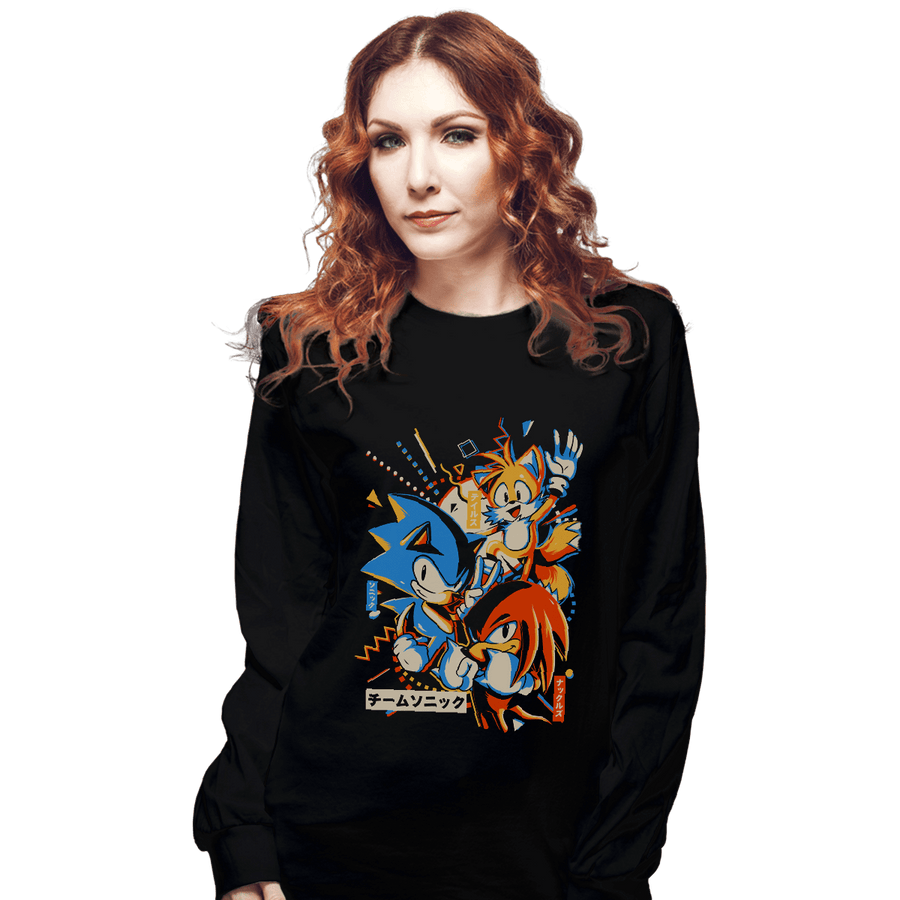 Shirts Long Sleeve Shirts, Unisex / Small / Black Team Mania