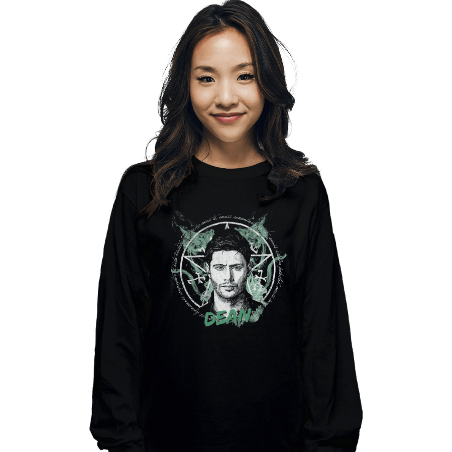 Shirts Long Sleeve Shirts, Unisex / Small / Black Supernatural Dean