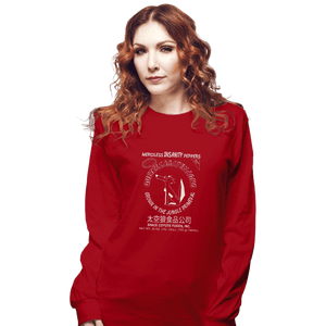 Daily_Deal_Shirts Long Sleeve Shirts, Unisex / Small / Red Space Coyote Sriracha