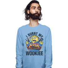 Load image into Gallery viewer, Daily_Deal_Shirts Long Sleeve Shirts, Unisex / Small / Powder Blue Burnt Wookiee
