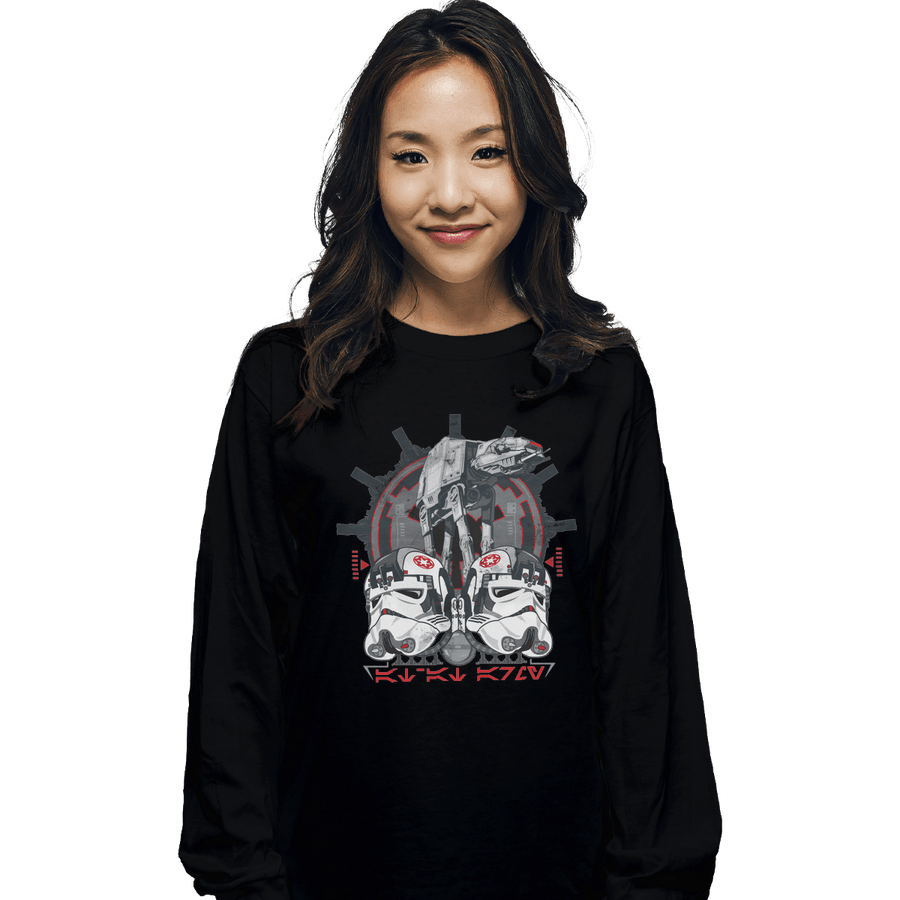 Shirts Long Sleeve Shirts, Unisex / Small / Black Snow Storm