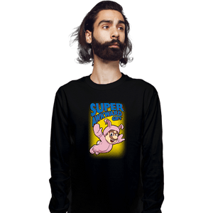 Shirts Long Sleeve Shirts, Unisex / Small / Black Super Akward Gift