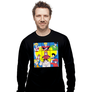 Secret_Shirts Long Sleeve Shirts, Unisex / Small / Black Anime Heart Of A 90s Kid