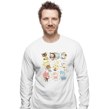 Load image into Gallery viewer, Shirts Long Sleeve Shirts, Unisex / Small / White Cute Bunch
