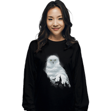 Load image into Gallery viewer, Shirts Long Sleeve Shirts, Unisex / Small / Black Magical Owl
