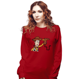 Secret_Shirts Long Sleeve Shirts, Unisex / Small / Red Snake In A Boot