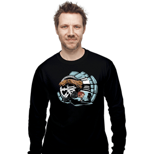 Daily_Deal_Shirts Long Sleeve Shirts, Unisex / Small / Black Han And Chewie