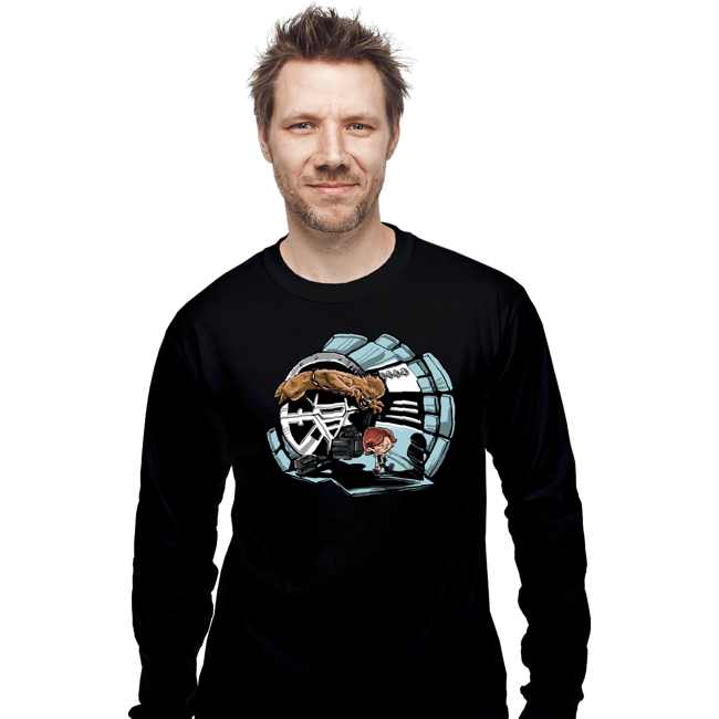 Daily_Deal_Shirts Long Sleeve Shirts, Unisex / Small / Black Han And Chewie