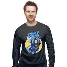 Load image into Gallery viewer, Daily_Deal_Shirts Long Sleeve Shirts, Unisex / Small / Charcoal Bluey Bug

