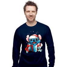 Load image into Gallery viewer, Daily_Deal_Shirts Long Sleeve Shirts, Unisex / Small / Navy The Christmas Experiment
