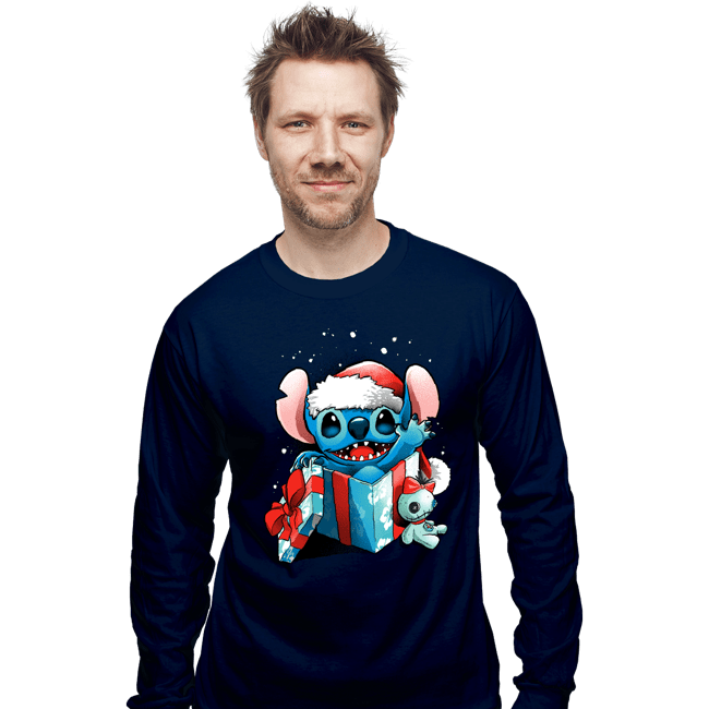 Daily_Deal_Shirts Long Sleeve Shirts, Unisex / Small / Navy The Christmas Experiment